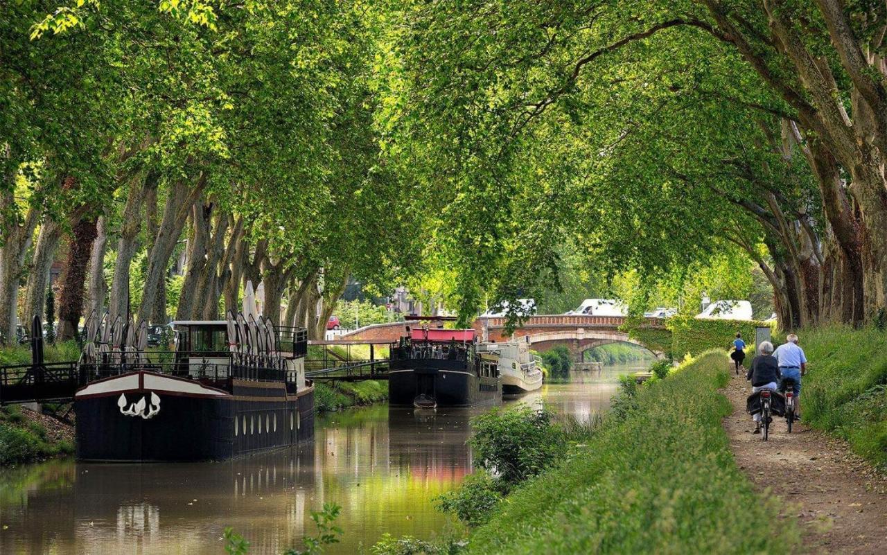 Evasion Depaysante Canal Du Midi* Jardin &Terrasse カステルノーダリ エクステリア 写真